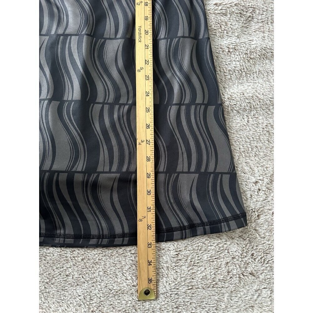 ID Ideology Women's Geo Performance Active Tennis Dress Black / Grey New - Picture 13 of 16